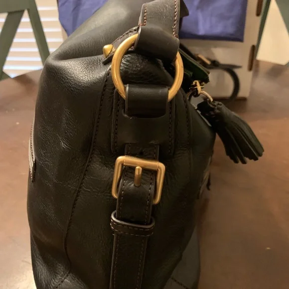 Dooney & Bourke Black Leather Crossbody Bag - Picture 7 of 13